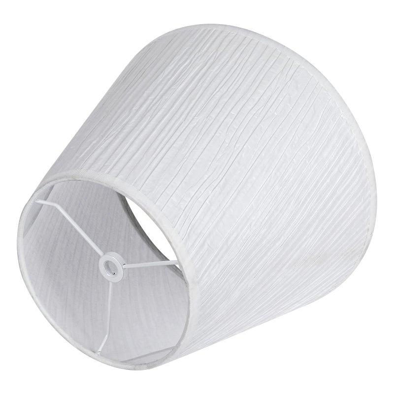 ALUCSET Small Lamp Shade, ALUCSET Barrel Paper Lampshade for Table Lamp and Floor Light, 6x10x7.5 Inch,Natural Linen Hand Crafted, Spider (paper) - Image 5